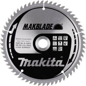 Makita B-32823 B-32823 pílový kotúč Počet zubov (na palec): 60 1 ks; B-32823