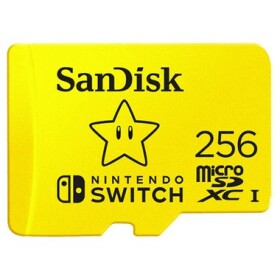 SanDisk Nintendo Switch microSDXC 256GB / class U3 / UHS-I / čítanie: 100 MBs / zápis: 90 MBs / vhodné pre Nintendo Switch (SDSQXAO-256G-GNCZN)