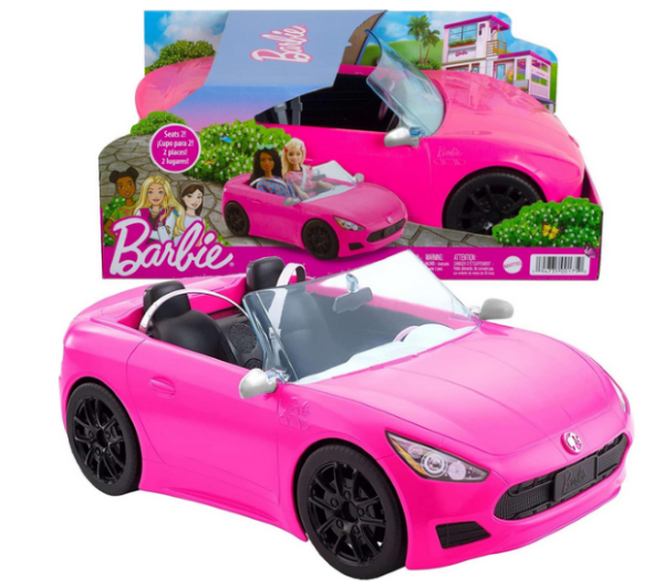 Mattel Barbie autíčko pre Kabriolet ZA0757 ružové