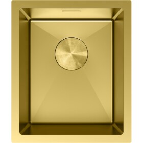 MEXEN - Trixo oceľový drez 1-bowl 370 x 440 mm, zlatá 6412371000-55