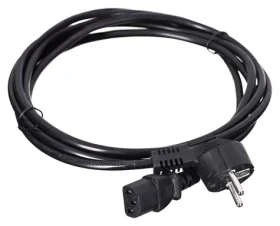 Savio CL-146 čierna / Napájací kábel / Schuko - IEC C13 / 3 m (CL-146)