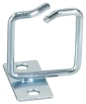 EFB Káblový krúžok 40x40 mm strieborná / Káblový krúžok / 19" / 1U / pozinkovaná oceľ (699991.1S)