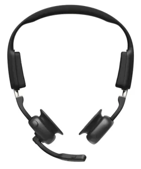 Shokz OpenMeet čierna / Bluetooth slúchadlá / pred uši s mikrofónom / BONE Conduction / BT5.4 / 15h
