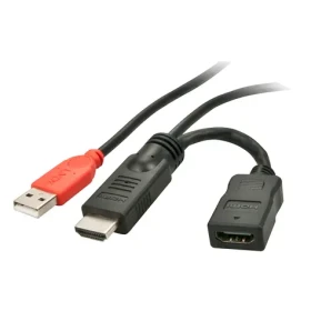 Lindy HDMI napájací adaptér s USB-A / Adaptér / 5 V / 0,15 m (41080)
