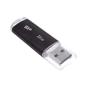 Silicon Power Ultima U02 / 32GB / Flash disk / USB 2.0 / čierny (SP032GBUF2U02V1K)