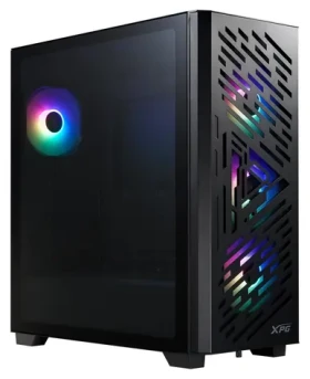 ADATA XPG LANDER 501 čierna / Skriňa / Midi Tower / E-ATX / 2x USB-A 3.2 / 4x120mm ARGB / bez zdroja / priehľadná bočnica (LANDER501CMTA-BKCWW)