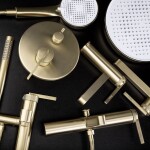 REA - Podomietková sprchová sada Grace Brush Gold + BOX REA-P4405