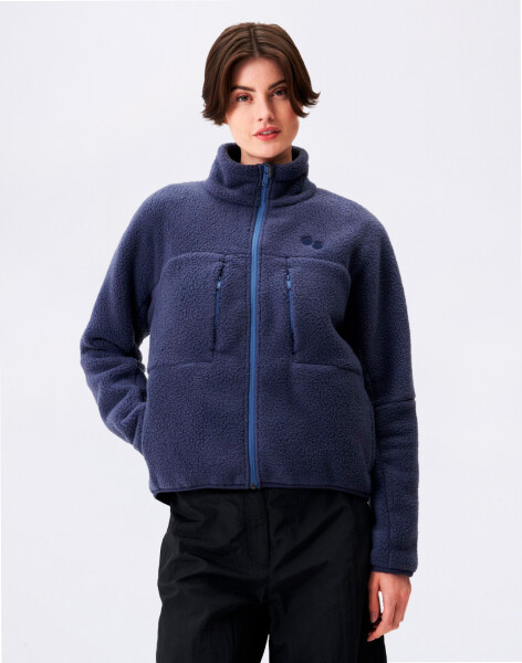 Pinqponq Fleece Jacket Women Future Dusk XS