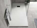 MEXEN/S - Hugo sprchová vanička SMC 180x90, biela, krytka čierna 42109018-B