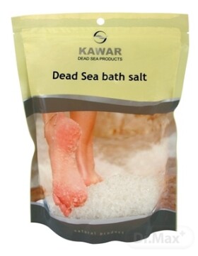 KAWAR Soľ z mŕtveho mora kúpeľová soľ vrecko 1000 g