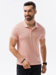 Ombre Polo tričká S1374 Peach