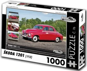 RETRO-AUTA Puzzle č. 76 Škoda 1201 (1958)