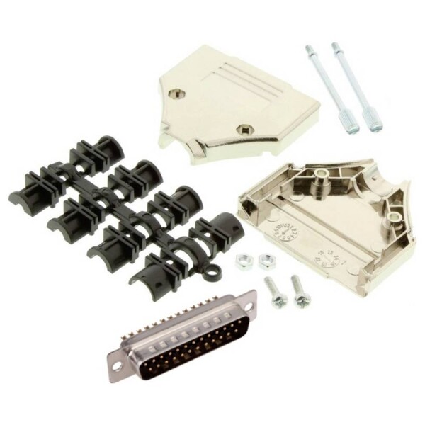 MH Connectors MHDTPK25-DM25P-K sada D-SUB kolíkové lišty 180 ° Pólov: 25 spájkovaný 1 ks; MHDTPK25-DM25P-K