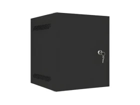 Lanberg WF10-2306-00B čierna / Nástenná skriňa / 10" / 6U / 280×310 mm / kovové dvere / flat pack (WF10-2306-00B)