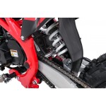 Mamido Detská benzínová motorka RamiGO ULTRA 66 125CC červená
