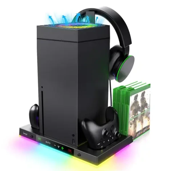 IPega XBX024S Multifunkčný Nabíjací RGB Stojan s Chladením pre Xbox (57983122487)
