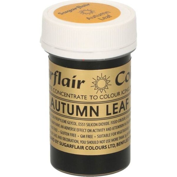 Gélová farba autumn leaf 25 g - Sugarflair - Sugarflair