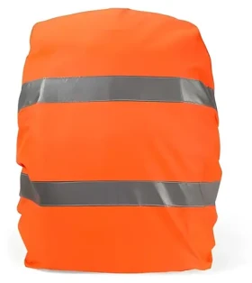 Dicota Raincover HI-VIS oranžová / Pláštenka na batoh / 25 l / do 320×455×220 mm / polyester / reflexné 3M pruhy (P20471-09)