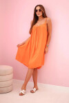 Dámske šaty 81541 Orange - FPrice UNI Oranžová