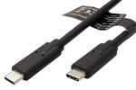 Roline USB-C(M) - USB-C(M) čierna / Kábel / USB 20Gbps (3.2 Gen 2x2) / PD 100W / 1,5 m (11.02.9072)