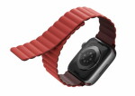 Uniq REVIX Reversible Magnetic remienok pre Apple Watch 41 amp; 40 amp; 38mm - BURGUNDY (vínovo-koralová) (8886463679098)