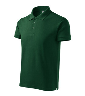 Bavlnená polokošeľa Heavy tmavo zelená 3XL