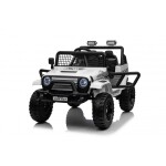 Mamido Mamido Elektrické autíčko OFF ROAD EXTREME 4x4 biele 24V | 200W | 50 kg | EVA | LED | 2,4 Ghz | ECO koža