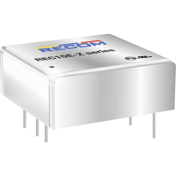 RECOM REC15E-2415SZ DC / DC menič napätia 1 A 15 W Počet výstupov: 1 x; REC15E-2415SZ