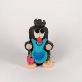 Figúrka na tortu „Krtko“ 3D, 60 g, kokosová hmota, 3 × 6 cm - Fagos - Fagos