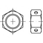 TOOLCRAFT TO-5379927 šesťhranné matice M12 84032 nerezová ocel A4 500 ks; TO-5379927