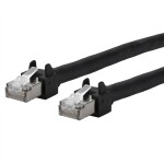 Metz Connect 13084F3000-E RJ45 sieťové káble, prepojovacie káble CAT 5e S/UTP 3.00 m čierna možno použiť pre vlečenie, krytie PUR, odolný proti UV žiareniu 1 ks; 13084F3000-E