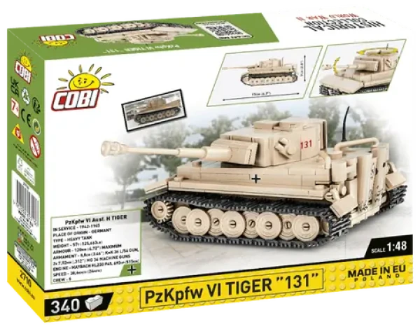 Cobi 2710 Nemecký tank PzKpfw VI Tiger 131