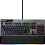 ASUS ROG Strix Flare II Animate čierna / Herná klávesnica / USB-A 2.0 / ROG NX RED / PBT / RGB / US layout (90MP02E6-BKUA01)