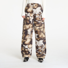Kalhoty Carhartt WIP W' Brandon Single Knee Pant Wild Dog Print Stone Washed XS