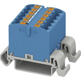 Phoenix Contact 3273156 blok rozvádzača 31.2 mm pružinová svorka modrá 8 ks; 3273156