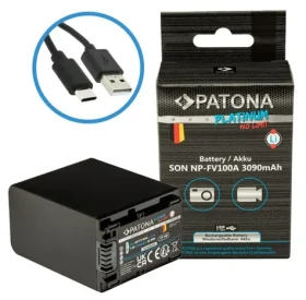 Patona batéria pre foto Sony NP-FV100 / 3090mAh / Li- ION / Platinum / USB-C nabíjanie (PT1395)