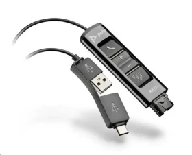 Poly DA85 USB-A/C na QD Adaptér čierna (786C7AA)