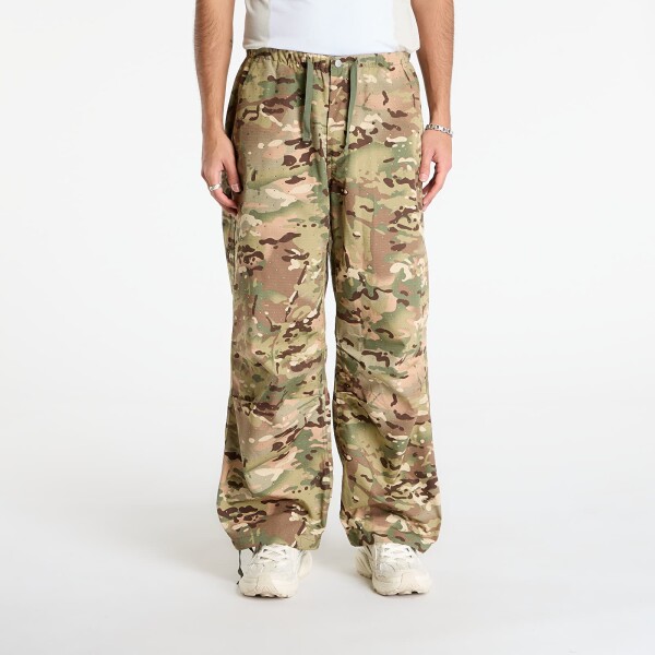 Kalhoty PLEASURES Gem Camo Wide Pants Camo S