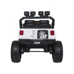 Mamido Elektrické autíčko Extreme Sport 4x4 s premenlivou veľkosťou bielej
