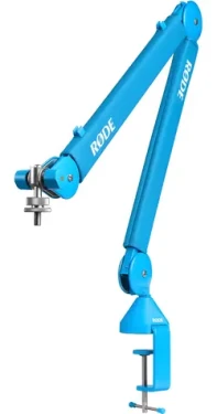 Rode PSA1+ modrá / Stolové mikrofónne rameno / 360° / nosnosť 94 g až 1,2 kg / svorka a závit (RODE PSA1+BLU)