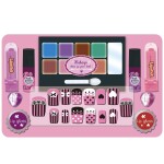 Mamido Mamido Výhodná sada Detský kozmetický kufrík + Veľký keyboard s mikrofónom ružový 37 kláves