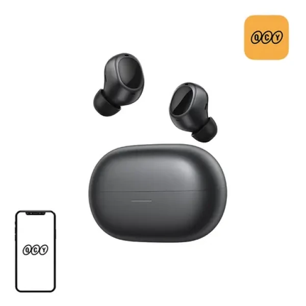 QCY MeloBuds A30 čierna / Bezdrôtové slúchadlá / TWS / ANC / Bluetooth 6.0 / IPX5 (HT22BK)