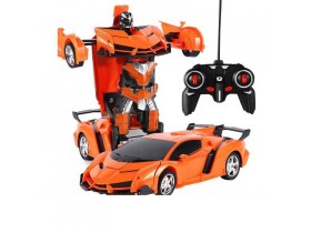Mamido Mamido Auto Robot Transformers 2v1 na diaľkové ovládanie RC červený Farba: