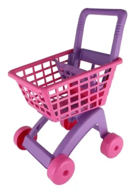 TEDDIES Nákupný vozík so sedačkou pre bábiku
