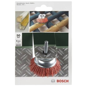 Bosch Accessories Hrncové kefy na vŕtačky - nylonový drôt s korundovým brusivom K80, priemer 75 mm = 75 mm 2609256525 1 ks; 2609256525