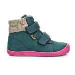 Koel Dean Tex Wool Turquoise zimné barefoot topánky 30 EUR
