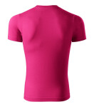 Tričko s farbou unisex fialové XL