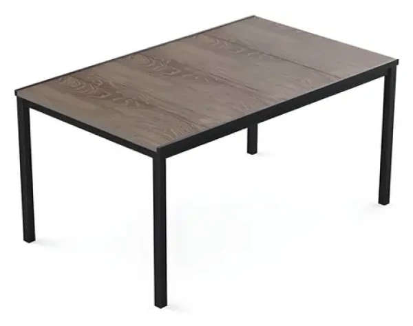Keter Porto 160 ashwood black / Záhradný stôl / Oceľová konštrukcia (260567)