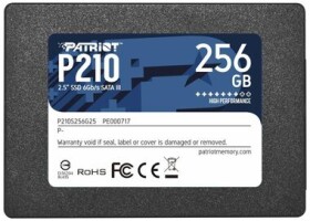 Patriot P210 256GB / SSD / 2.5 / IOPS: 50K 30K / SATA III (P210S256G25)