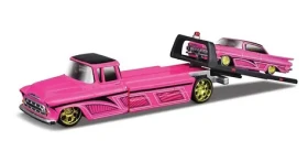 Maisto - Design Elite Transport, 1957 Chevrolet Flatbed + 1959 Chevrolet Impala SS, 1:64